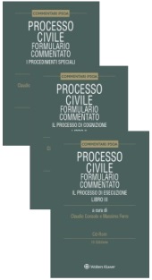 Collana "Formulari commentati del processo civile" (3 volumi) 