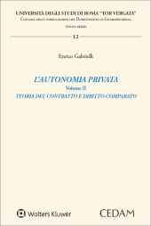 L'autonomia privata. volume II  