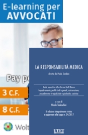 Offerta: La responsabilità medica + E-learning per avvocati (pacchetto  3 crediti formativi) 