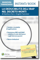 eBook - La deducibilità dell'Irap nel Decreto Monti 