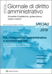 eBook - P.A.: trasparenza amministrativa e accesso agli atti 