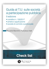 Check List - Guida al T.U. sulle società a partecipazione pubblica 