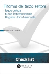 Check List - Riforma del terzo settore: legge delega - nuova impresa sociale - Registro Unico Nazionale 
