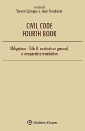 Civil code - Fourth book -Obligations - Title II: contracts in general, a comparative translation