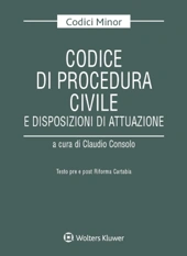 Codice di procedura civile e disposizioni di attuazione