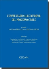 Commentario alle riforme del processo civile. Vol. I: Processo di cognizione, procedimenti speciali, separazione e divorzio 