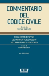 Commentario del Codice Civile diretto da Enrico Gabrielli <br> Della gestione d'affari - Del pagamento dell'indebito - dell'arricchimento senza causa (Artt. 2028-2042) 
