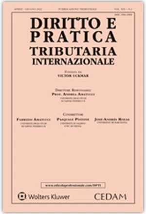 Diritto e pratica tributaria internazionale 