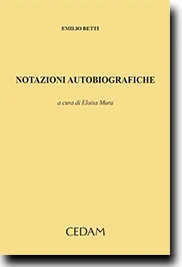 Emilio Betti.Notazioni autobiografiche 