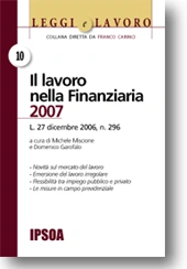 Il lavoro nella Finanziaria 2007 
