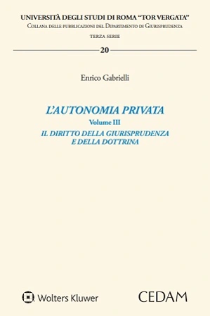 L'autonomia privata - Volume III 