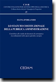 Lo statuto costituzionale della pubblica amministrazione 