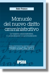Manuale del nuovo diritto amministrativo - Vol. I 