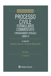 Processo civile - Formulario commentato - I Procedimenti speciali 