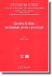 Questioni di diritto internazionale privato e processuale 