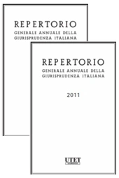 Repertorio generale annuale della giurisprudenza italiana 2011 