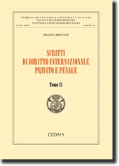 Scritti di Diritto internazionale privato e penale 