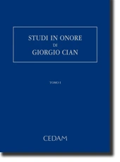 Studi in onore di Giorgio Cian 