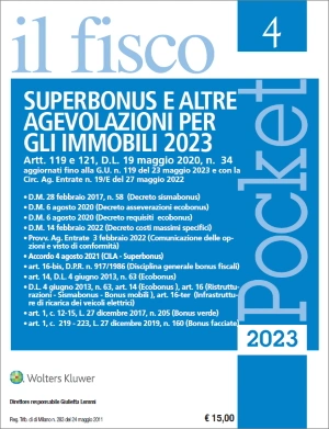 Superbonus e altre agevolazioni per gli immobili 2023 - Pocket il fisco