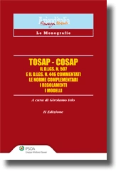 TOSAP (Tassa Occupazione Spazi e Aree Pubbliche) e COSAP (Canone Occupazione Spazi e Aree Pubbliche) 