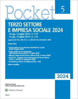 Terzo settore e impresa sociale 2023 - Pocket il fisco 