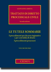Trattato di diritto processuale civile - Vol. X: Le tutele sommarie 
