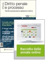 Tutto Diritto Penale e Processo: Rivista + Raccolta annate on line