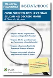 eBook - Conti correnti, titoli e capitali scudati nel Decreto Monti 