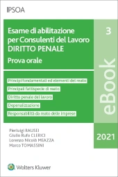 eBook - Esame di abilitazione per consulenti del lavoro - diritto penale   