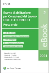eBook - Esame di abilitazione per consulenti del lavoro - diritto pubblico 