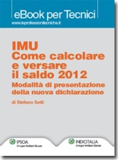 eBook - IMU Come calcolare e versare il saldo 2012 