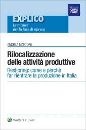 eBook - Rilocalizzazione in Italia delle attività produttive - Reshoring 