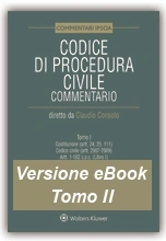 eBook Tomo II - Codice di Procedura Civile Commentato  