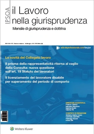 il Lavoro nella giurisprudenza