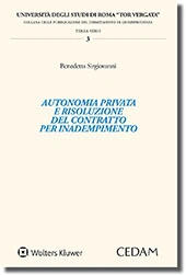 Autonomia privata e risoluzione del contratto per inadempimento  