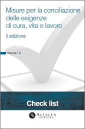 Check List - Misure per la conciliazione delle esigenze di cura, vita e lavoro  