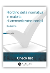 Check List - Riordino della normativa in materia di ammortizzatori sociali 
