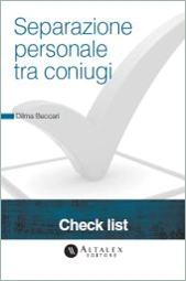 Check List - Separazione personale tra coniugi 