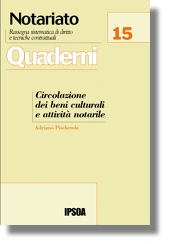 Circolazione dei beni culturali e attività notarile 