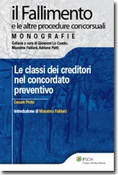 Classi dei creditori nel concordato preventivo 