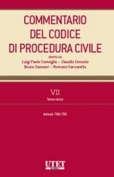 Commentario del Codice di Procedura Civile - Vol. VII - Tomo III (Artt. 705-795 c.p.c.) 