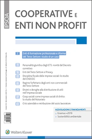 Cooperative e Enti non profit 