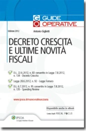 Decreto crescita e ultime novità fiscali 