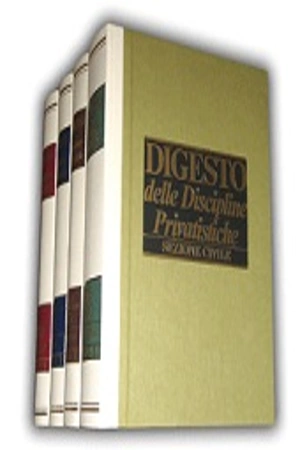 Digesto Discipline Privatistiche - Sezione Civile - Decimo aggiornamento 
