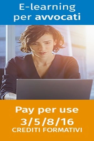 E-learning per avvocati (pacchetti da 3, 5, 8, 15 crediti formativi) 