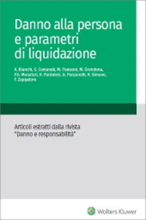 Ebook - Danno alla persona e parametri di liquidazione 