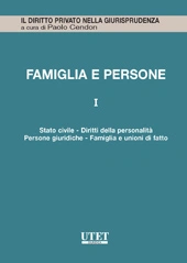Famiglia e persone. Vol. I 