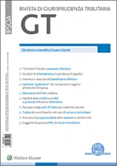 GT - Giurisprudenza Tributaria 