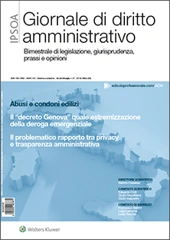 Giornale di Diritto Amministrativo 