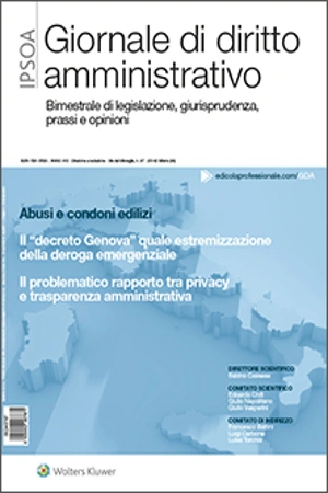 Giornale di Diritto Amministrativo 